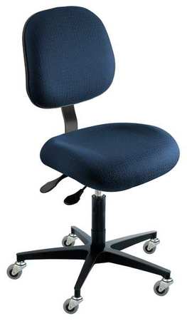 Ergonomic Chair,navy,cloth (1 Units In E