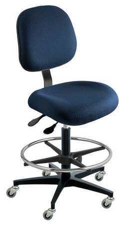 Ergonomic Chair,navy,cloth (1 Units In E