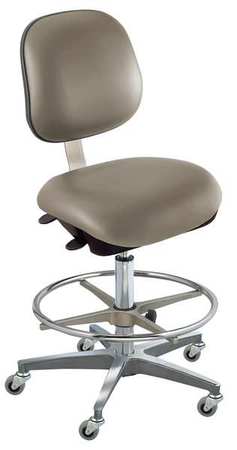 Ergo Chair,gray,vinyl,class 10 (1 Units