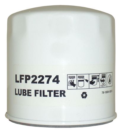 Oil Filter,3-4/5inh,3-13/16in.dia. (1 Un