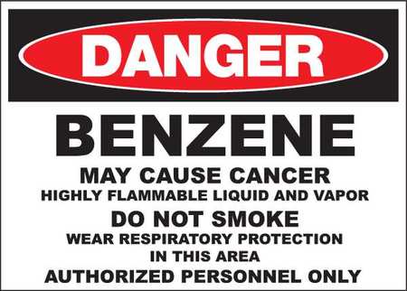 Danger Sign,10x14 In,r And Bk/wht,eng (1