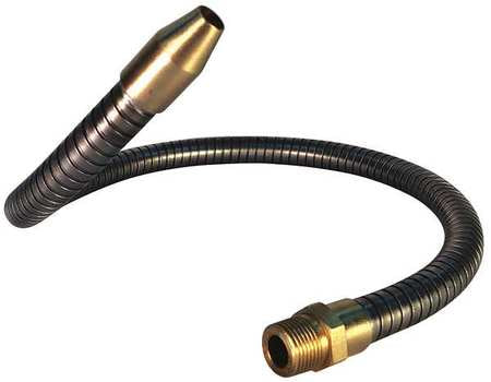 Coolant Hose,3/8 In.pipe,9 In.l,gray (1