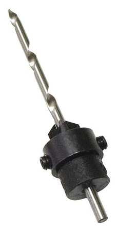 Drill/countersink,3-3/4in L, Sandblasted