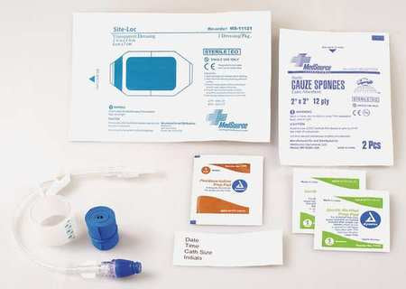 Iv Start Kit,clear/white,7-1/2inl,pk100