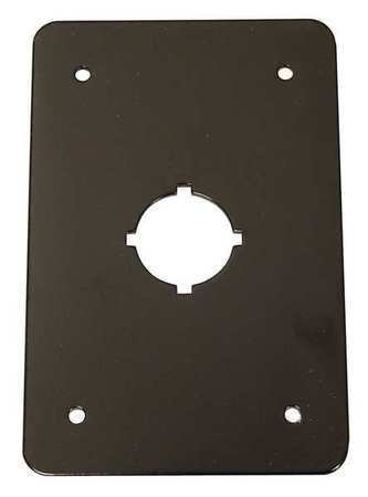 Switch Plate,22.5mm Switches,black (1 Un