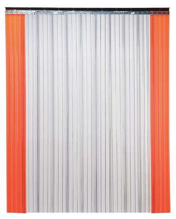 Industrial Strip Door,ribbed,14fthx12ftw