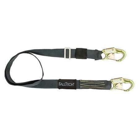 Restraint Lanyard,6 Ft.,kevlar(r),black