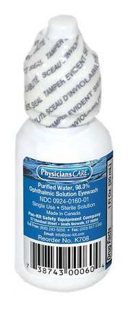 Personal Eye Wash Bottle,1 Oz. (1 Units