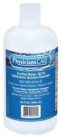 Personal Eye Wash Bottle,32 Oz. (1 Units