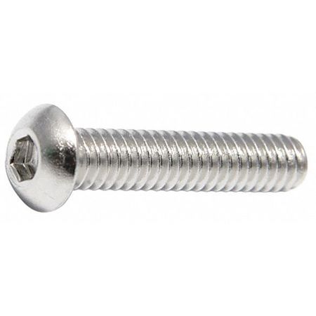 Shcs,button,m3-0.50x8mm,ss,pk50 (1 Units