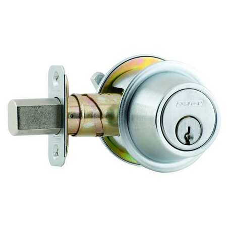 Deadbolt,hd,satin Chrome,6 Pins (1 Units