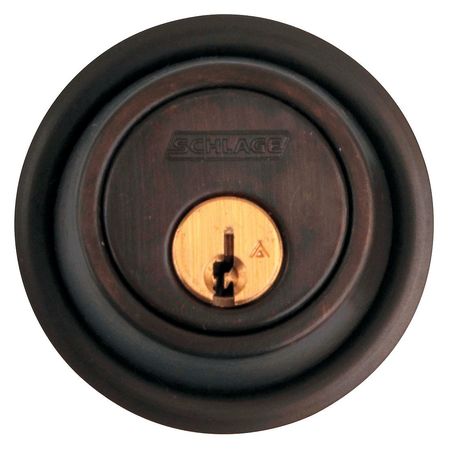 Deadbolt,hd,oil Rubbed Bronze,6 Pins (1