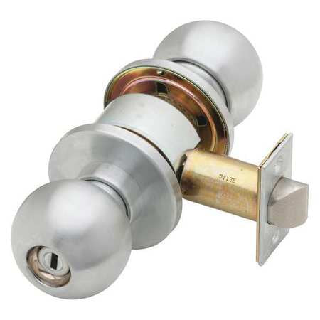 Knob Lockset,mechanical,privacy,grd. 1 (