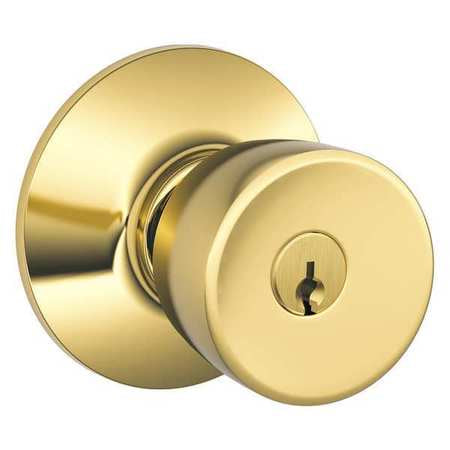 Knob Lockset,mechanical,entrance,grd. 2