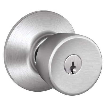 Knob Lockset,mechanical,entrance,grd. 2