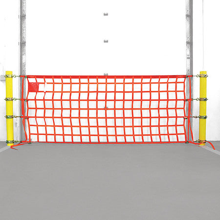 Bollard Mount Defender Net,#9,4ftx16ft (