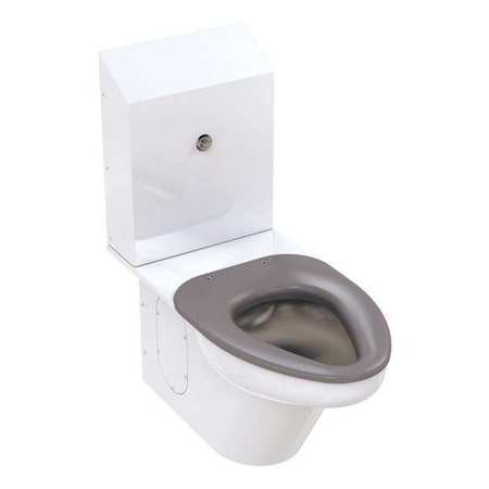 Ligature Resistant Toilet,w/vlv & Cover