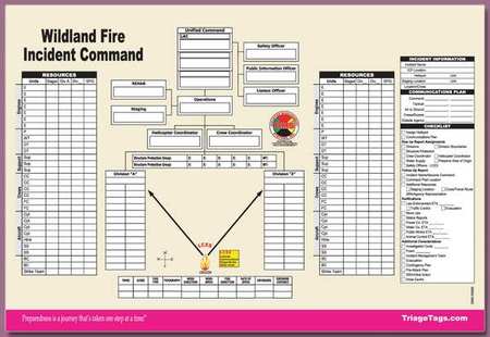 Wildland Fire Ics Worksheet,pk25 (1 Unit