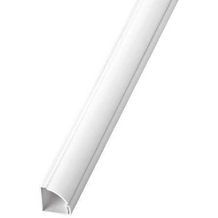 Raceway,quarter Round ,6 Ft. 6 In,white