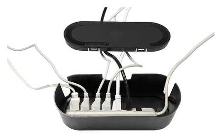 Cable Tidy Unit,black,abs (1 Units In Ea