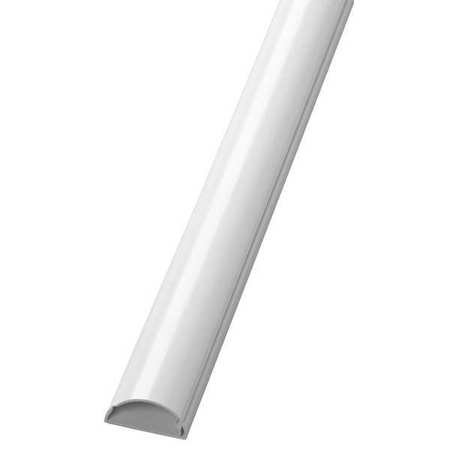 Raceway,half Round Mini,6 Ft. 7 In,white