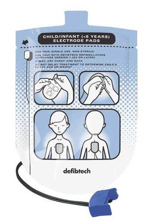 Pediatric Electrode Pads,12 In. L,pr (1