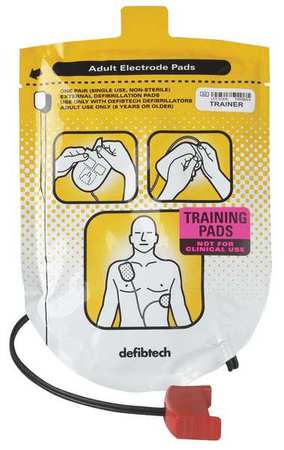 Adult Training Electrode Pads,12 In. L (