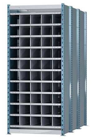 Bin Unit,50 Bins,36 X 72 X 87 In. (1 Uni