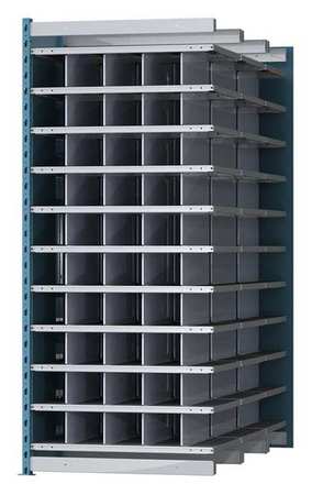 Bin Unit,50 Bins,36 X 72 X 87 In. (1 Uni