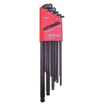 Ball End Hex Key Set,13 Pieces (1 Units