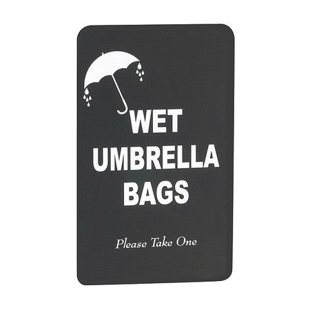 Wet Umbrella Bag Sign (1 Units In Ea)