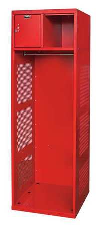 Gear Locker,24x22,red,with Security Box