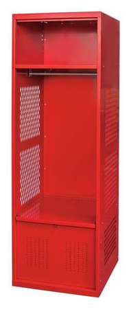 Gear Locker,24x18,red,with Foot Locker (