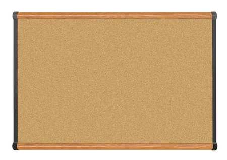 Bulletin Board,cork,36 In.x24 In. (1 Uni