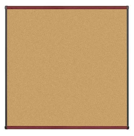 Bulletin Board,cork,48 In.x48 In. (1 Uni