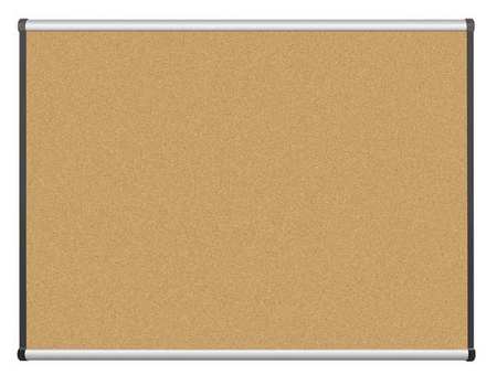 Bulletin Board,cork,36 In.x48 In. (1 Uni