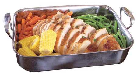 Rectangle Buffet Roaster,6 Qt,silver (1