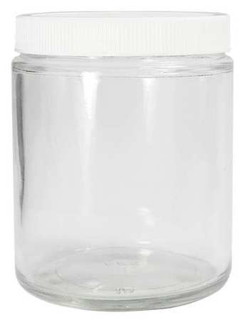 Precleaned Jar,960ml,plastic,wide,pk12 (