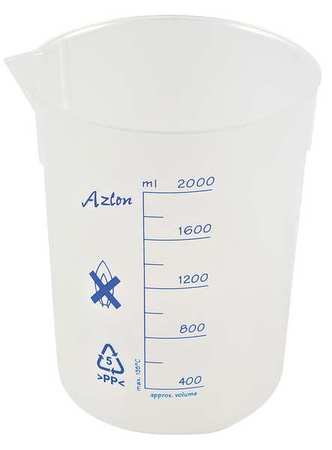 Graduated Low Form Beaker,2l,pp (1 Units