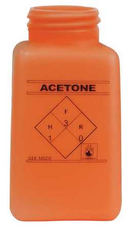 Graduated Acetone Esd Bottle,6oz,wide (1