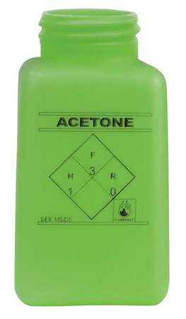 Graduated Acetone Esd Bottle,6oz,wide (1