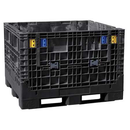 Collapsible Container,48 In L,45 In W,bl