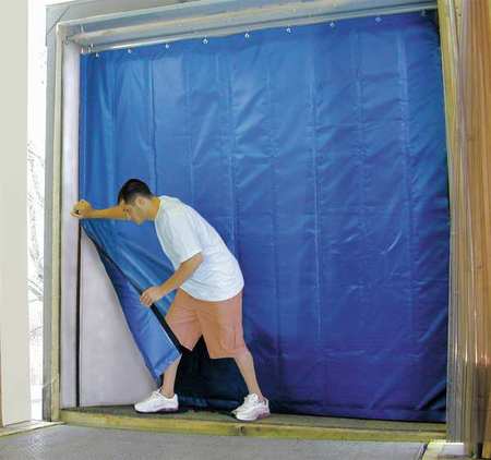 Insulated Truck Curtain,8 Ft H X 8 Ft W