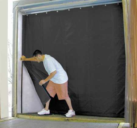 Insulated Truck Curtain,8 Ft H X 8 Ft W