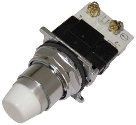 Illuminated Push Button,1no/1nc,24vac/dc