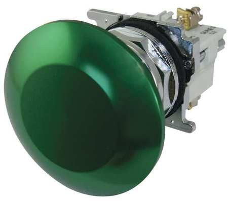 Non-illuminated Push Button,30mm,green (