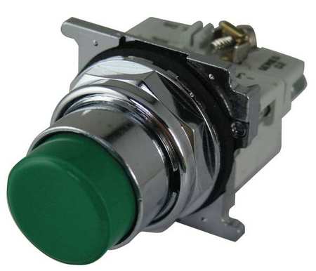 Non-illuminated Push Button,30mm,green (