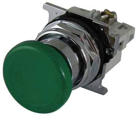 Non-illuminated Push Button,30mm,green (