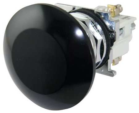 Non-illuminated Push Button,30mm,black (