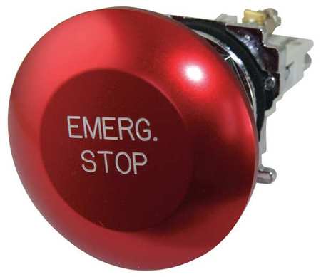 Non-illuminated Push Button,red (1 Units